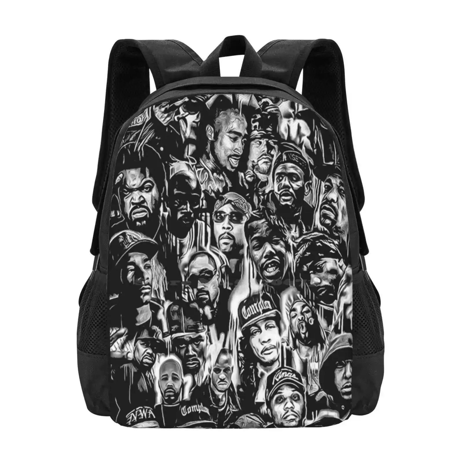 

Cool Freinds Hip Hop Hot Sale Schoolbag Backpack Fashion Bags Music Graffiti Dj Rap