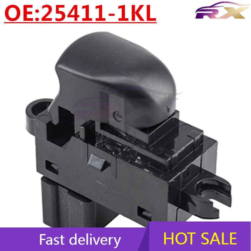 

OEM:25411-1KL Automobile Glass Lift Switch Electric Window Single Switch For Nissan Infiniti
