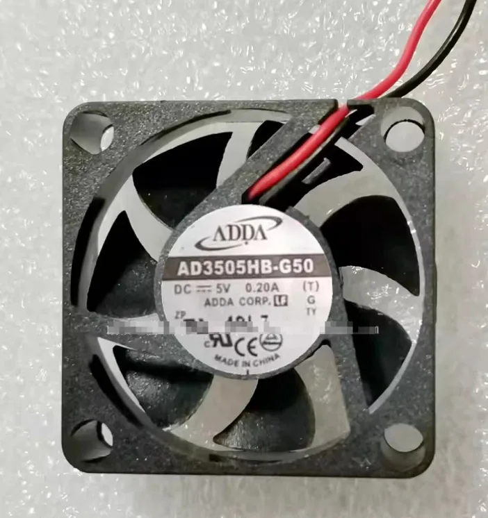 

ADDA AD3505HB-G50 DC 5 В 0,20 А 35x35x10 мм 2-проводной охлаждающий вентилятор