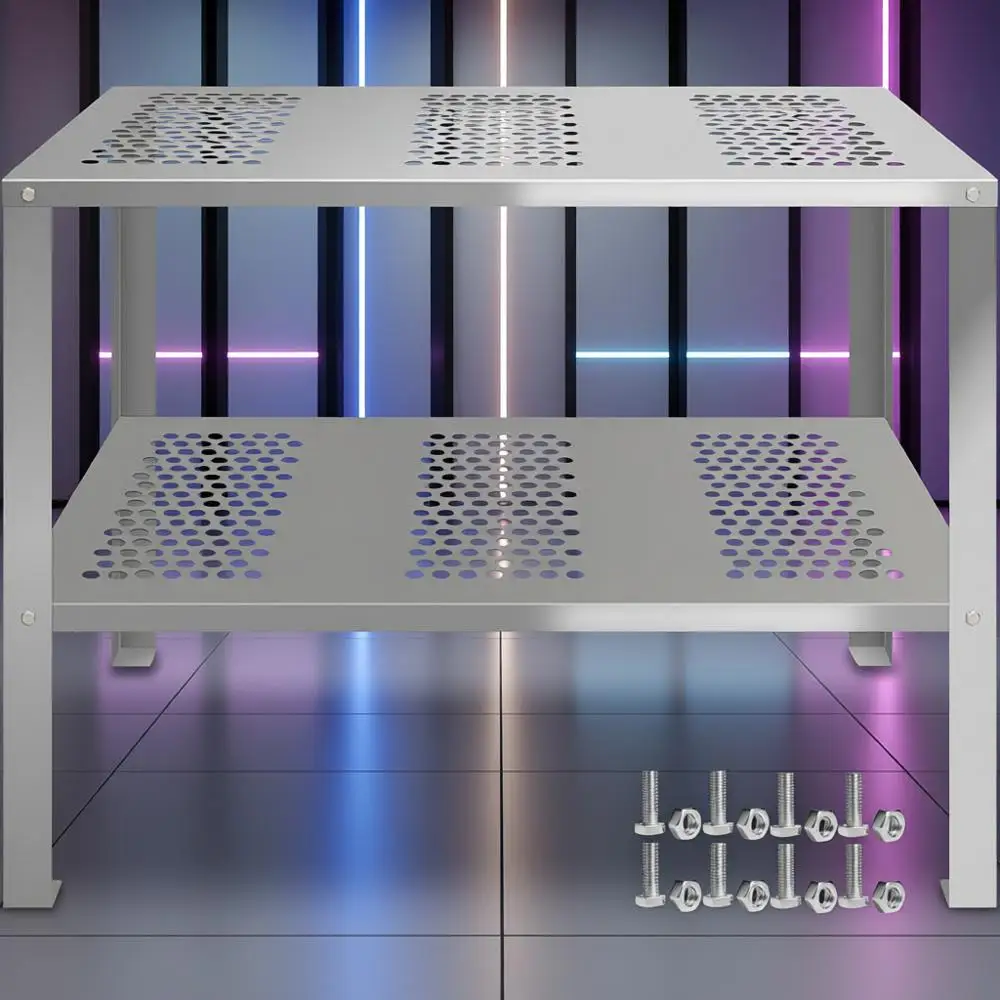 

Potting Bench with Storage, Metal Garden Potting Table with Metal Tabletop and Shelf, Potting Work Bench Station