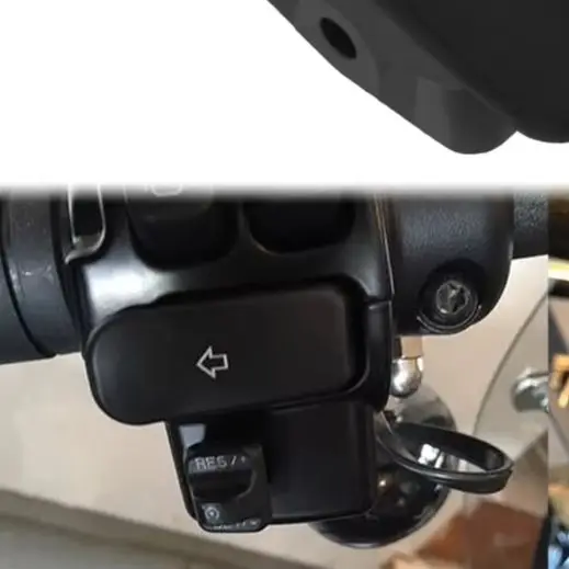 

Indicator Adapter Signal Extension Cap ABS Construction Easy Installation Weather Resistant For Softail For FLST