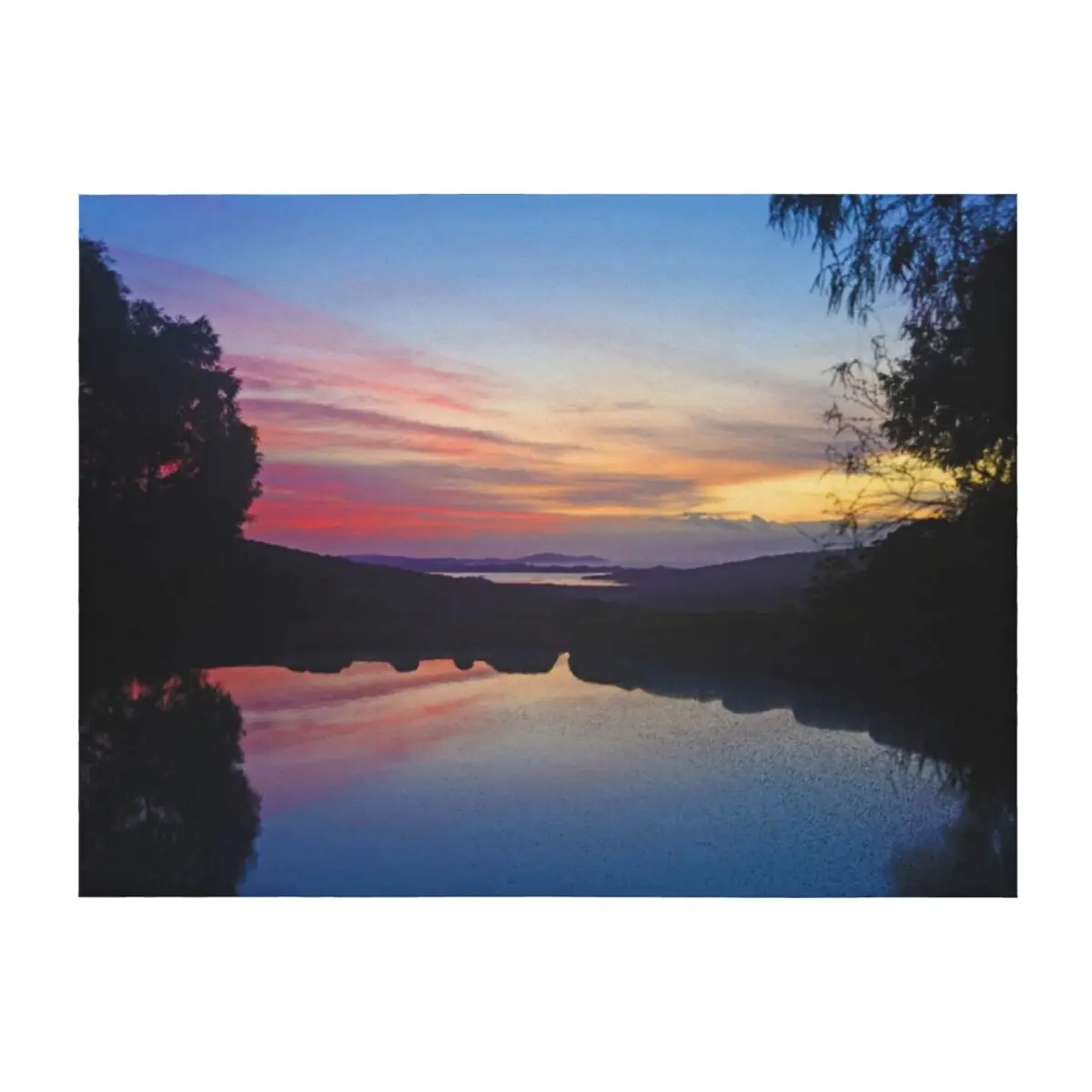 

Sunrise Reflections Throw Blanket For Baby Custom Weighted Giant Sofa Blankets