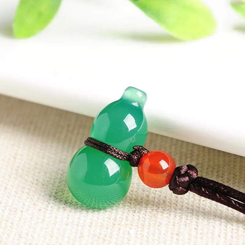 Red Agate Gourd Pendant Small Calabash Pendant Chalcedony Gourd Green Gourd Factory Price Wholesale