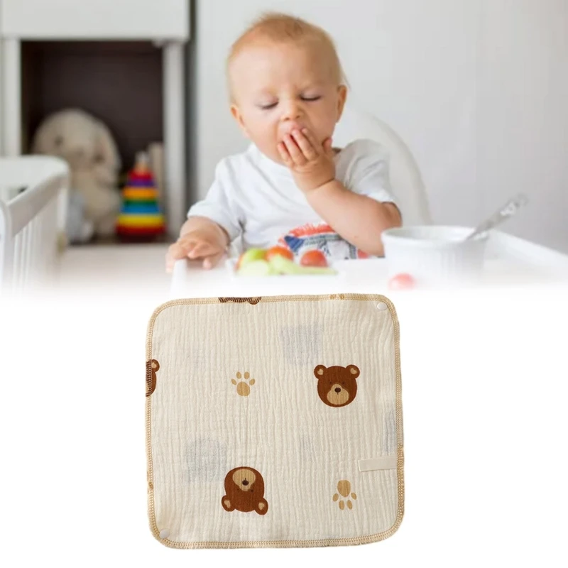 Versatile Baby Burp Cloths with Various Patterns Stylish Baby Saliva Towels Perfect for Everyday Use Feeding & Travel A2UB