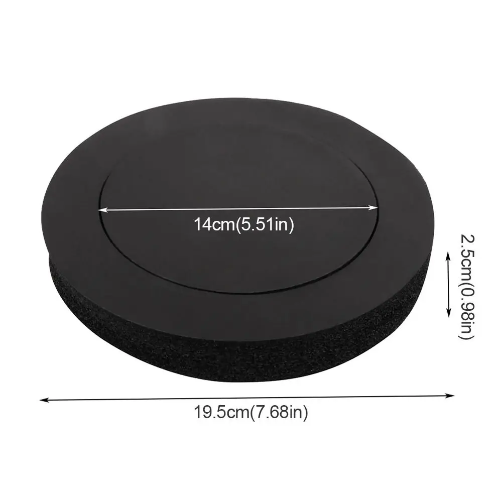 1/2Pcs 6.5 Inch Size Car Speaker Foam Ring 19.5cm Diameter 14cm Inner Diameter Sound Insulation Bass Pad 2.5cm Height view 4