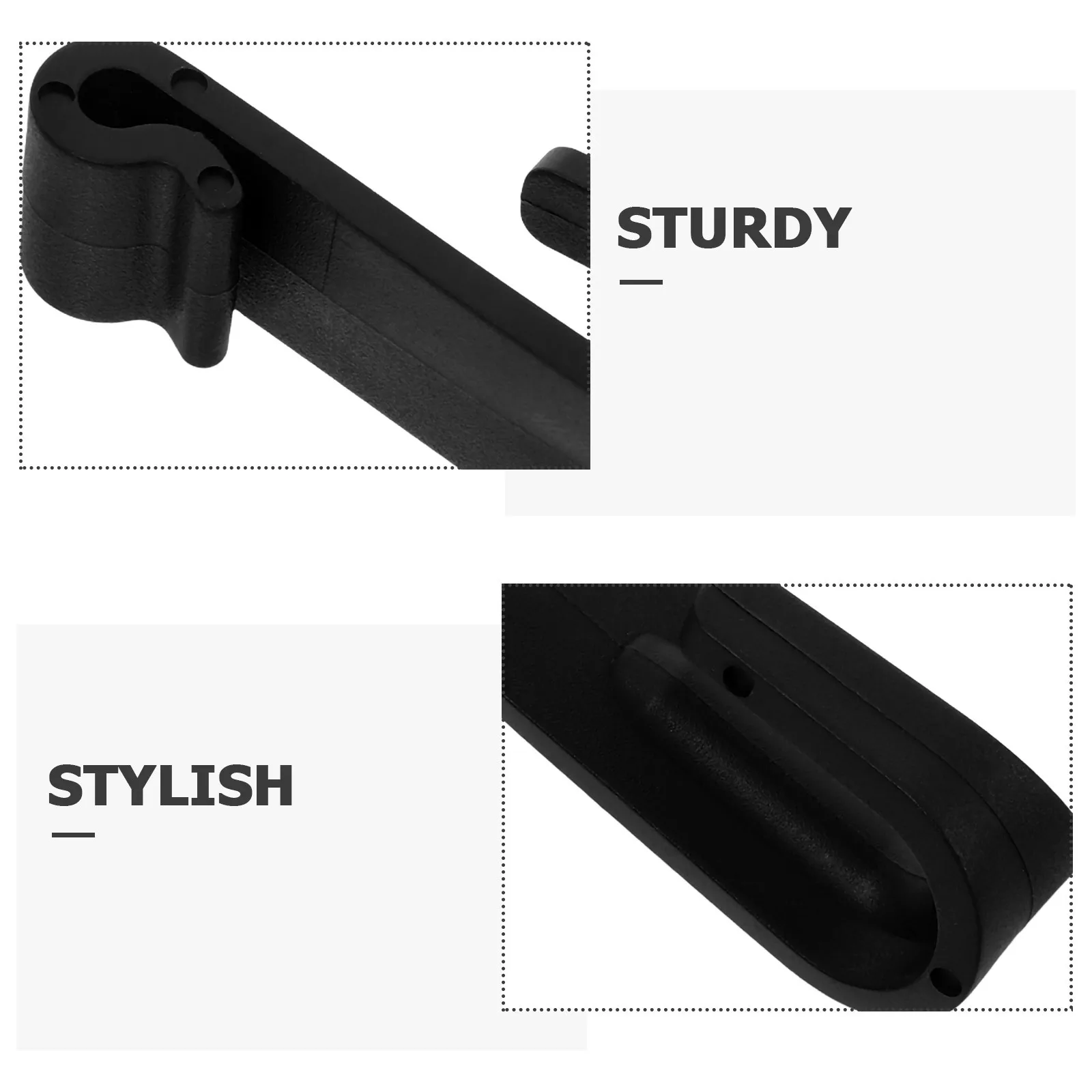 Ganchos de plástico resistentes, design de malha para uso sobre a porta, organização de cozinha e banheiro, cabide único em forma de z, economia de espaço, 20 peças