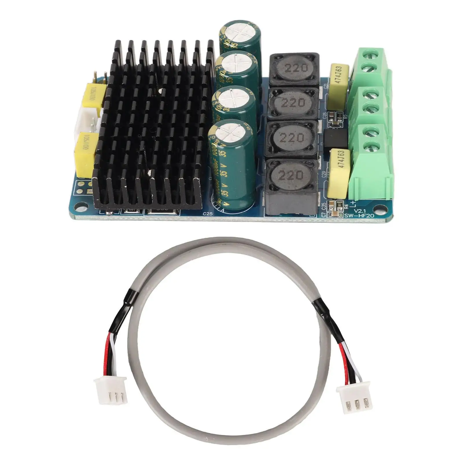 High-Quality TDA7498 Dual Channel 100W Power Amplifier Board for speakers - Compact & Efficient Stereo Solution