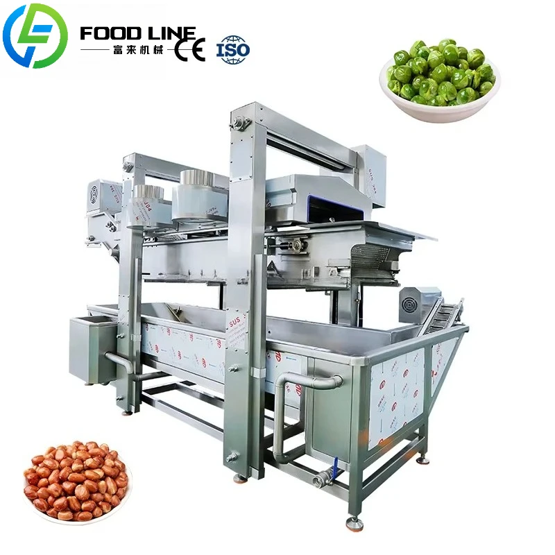 Custom French Long Fries Potato Frying Machine Commercial Puff Electric Industrial Deep Automatic Chicken Continuous Fryer