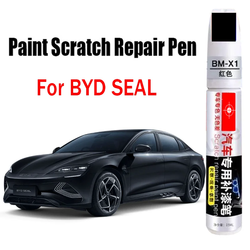 

Car Paint Scratch Repair Pen for BYD SEAL 2025 2024 Touch-Up Pen Paint Scratch Remover Paint Care Accessories White Black