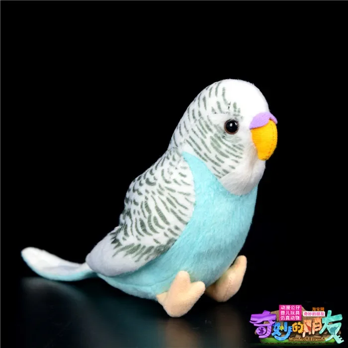 Chickadee Kawaii Sparrow Bird Tit Toys Lifelike Animals Simulation Stuffed Doll Cockatiel Parrot High Fidelity Gifts