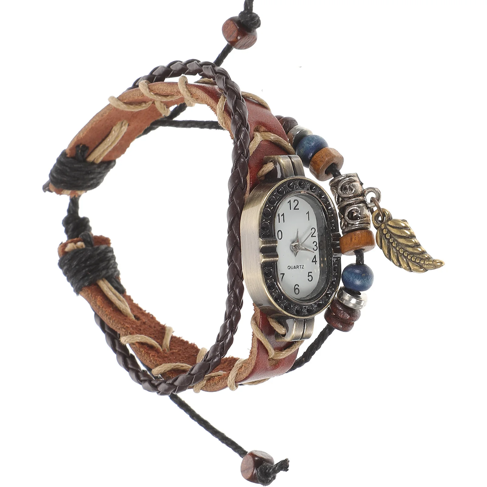 

Durable Elegant Watch Men Women Vintage Quartz Strap Fine Workmanship Beautiful Appearance Casual Stylish