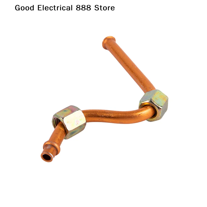 【G】Aluminum Exhaust 9mm Thread Pipe Exhaust Tube Air Compressor Maintenance Improved Performance Sleek Silver Tone Finish