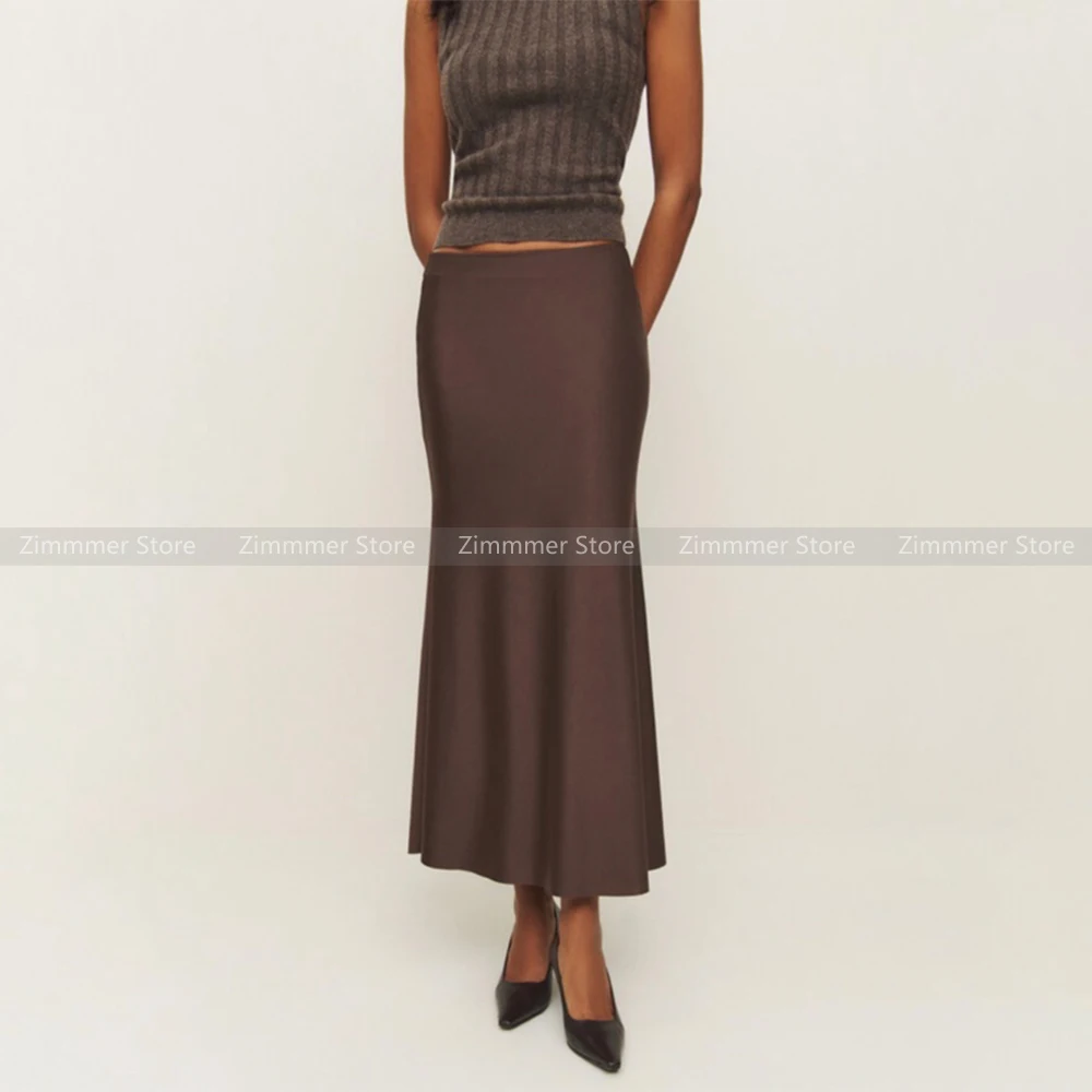 

Women's Temperament Early Autumn New High-waisted Slimming Hip-hugging Fishtail Skirt Design Skirt