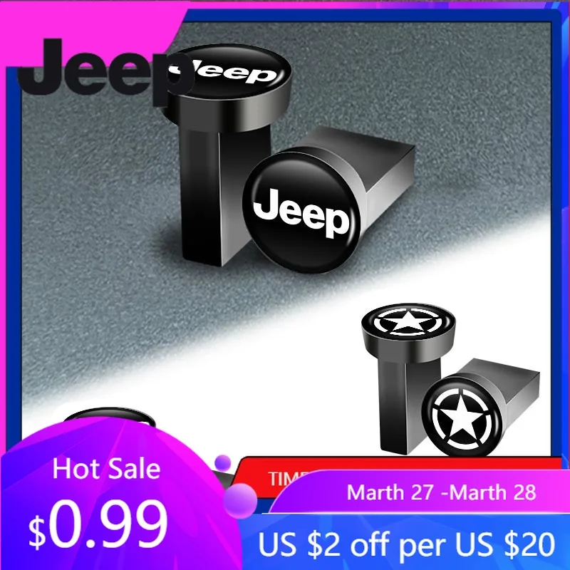Pen Drives USB Mini de Metal 16GB/32GB/64GB para Interior de Carros Jeep, para Jeep Grand Cherokee, Compass, Patriot, Renegade