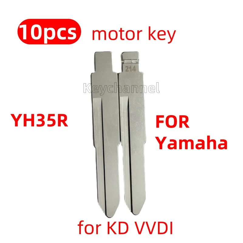 

10pcs YH35R Motorcycle Key Blade 214 KD Motor Key Blank for KD KEYDIY Xhorse Remote for Yamaha Motor YZF XJR1300 FJR1300 MT09