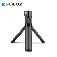 PULUZ Mini Handle Desktop Tripod Stand 1/4 Screw Magnetic Tripod For Insta360 X3 Panoramic Camera Accessories Extension Pole