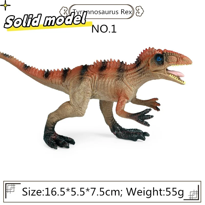 

Mini Jurassic Dinosaur Action Doll Simulation Solid Retro Tyrannosaurus Rex Children's Christmas Gift Model Toy