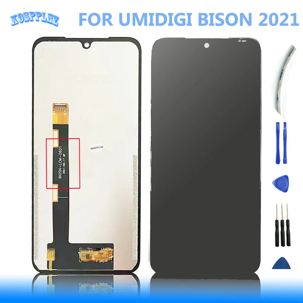 

6,3-дюймовый ЖК-дисплей UMIDIGI Bison 2021, сенсорный экран, 100% протестированный Bison GT Bison Pro, ЖК-дигитайзер, замена стеклянной панели + ИНСТРУМЕНТЫ