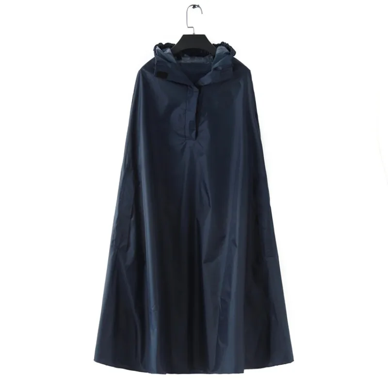 Household Goods Unisex A-shaped Loose Hooded Raincoat Rainwear