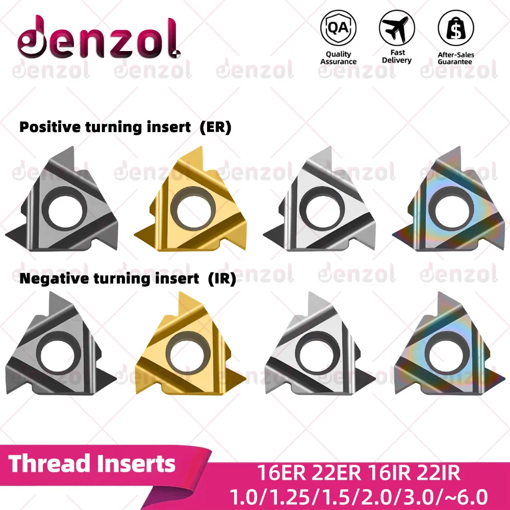 

16ER 22ER 16IR 22IR Insert ISO 1 2 3 4 5 6 Thread teeth insert SNR SER L Truning rod lathe tool inserts Stainless steel Quenched