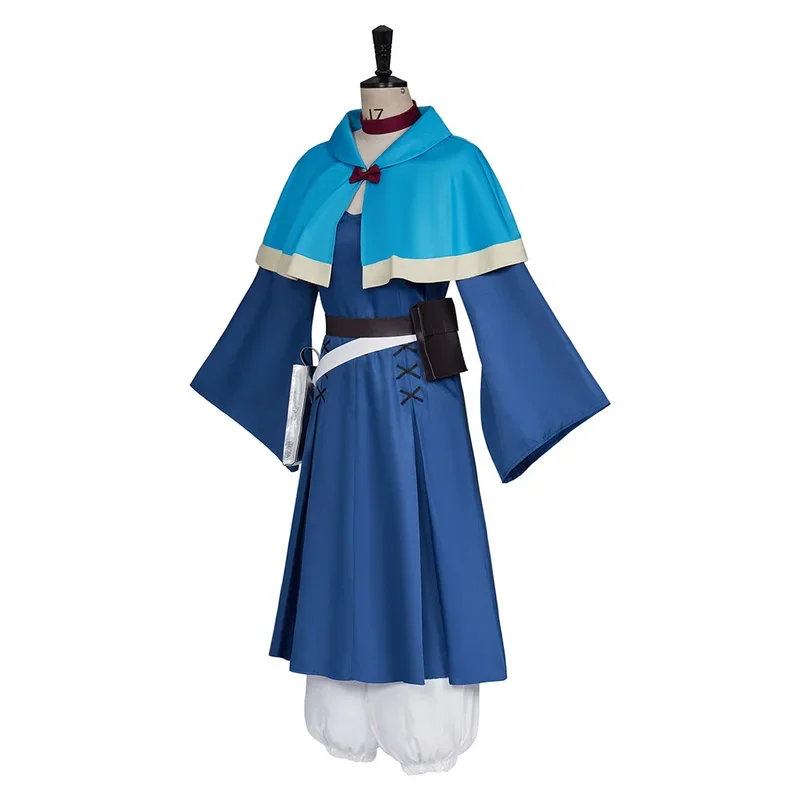 Delicioso anime em masmorra marcille donato cosplay traje peruca vestido uniforme saco elfo mago laios festa de halloween traje feminino