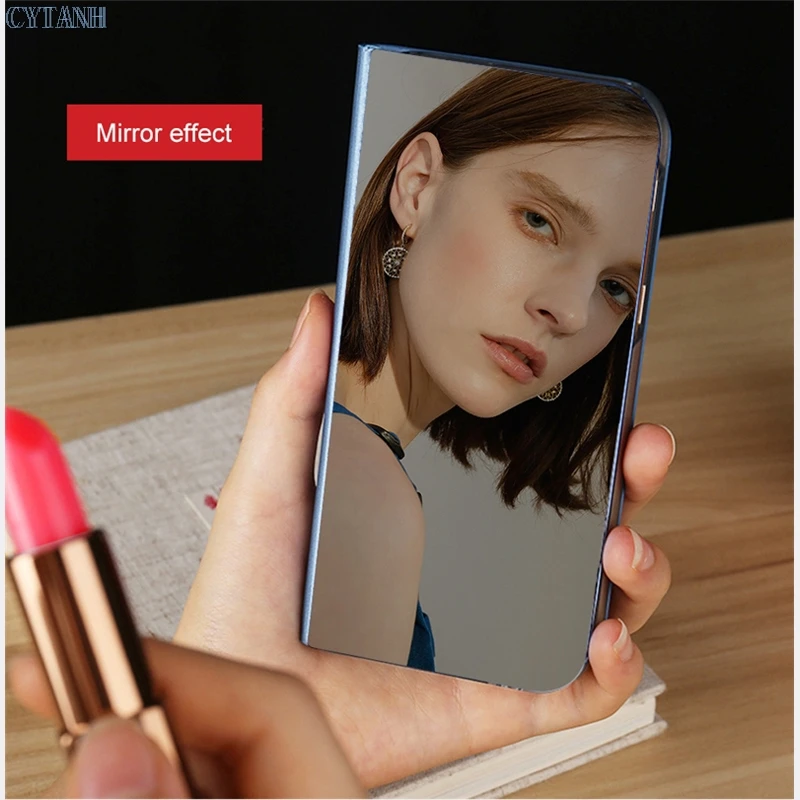 Luxury smart mirror flip phone case For Apple iPhone 17 16 15 14 13 11 12 Pro X S Max SE 2020 6 6S 7 8 Plus XR Mirror phone case