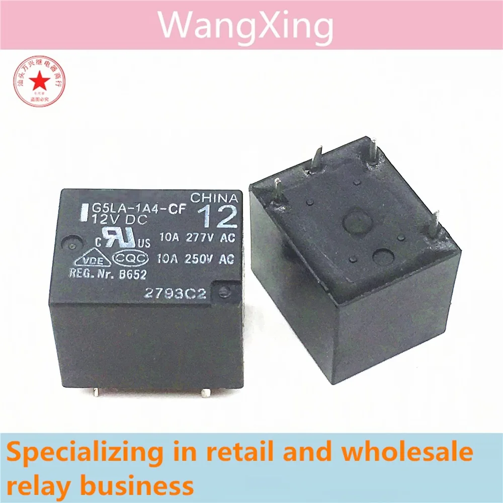 

G5LA-1A4-CF 12VDC 24VDC Electromagnetic Power Relay 4 Pins