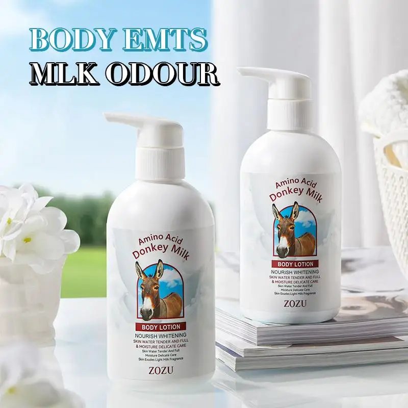 

Amino Acid Donkey Milk Body Lotion Body Tone Up Cream ZOZU Whitening Body Lotion Natural Whitening Moisturizing Body Cream