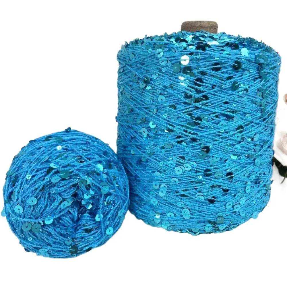 Handmade Twinkling Craft DIY Scarf Hat Shoe Sewing Knitting Wool Knitting Yarn Thread Sequin Yarn Garment Accessories