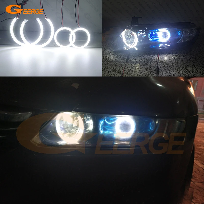 

For HONDA ODYSSEY RB1 RB2 2003 2004 2005 2006 2007 2008 Ultra Bright Day Light SMD LED Angel Eyes Kit Halo Rings