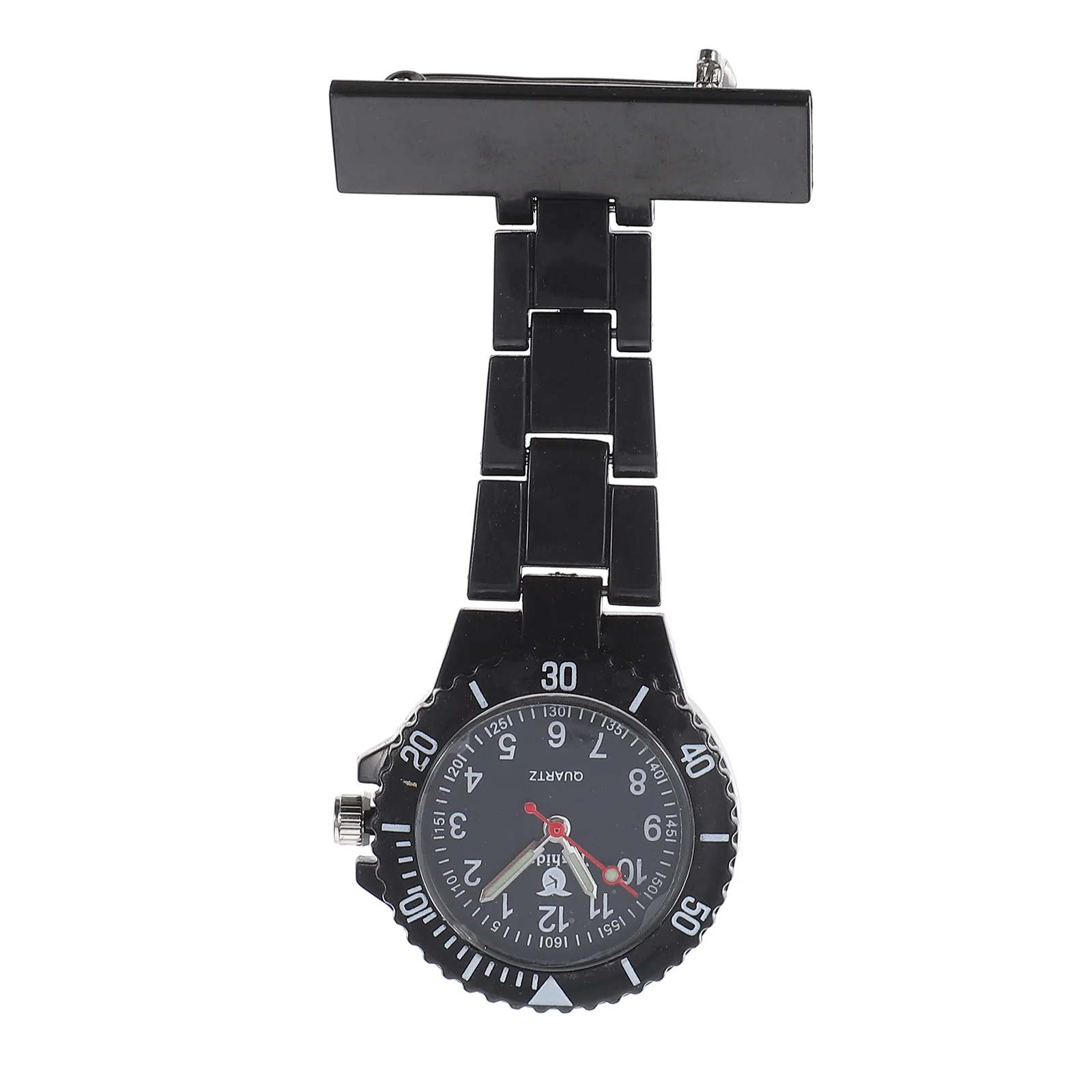 

1Pcs Nurse Watch Silicone Material Pin Type Large Dial Durable Clear Reading Nursing Pocket Watch Nurses Doctors Practical