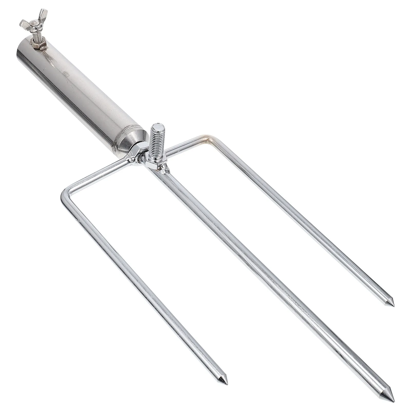 1Pcs Heavy-Duty Stainless Steel Beach Umbrella Anchor Spike for Sand Outdoor Patio Parasol Windproof Fixator Sand Auger Holder