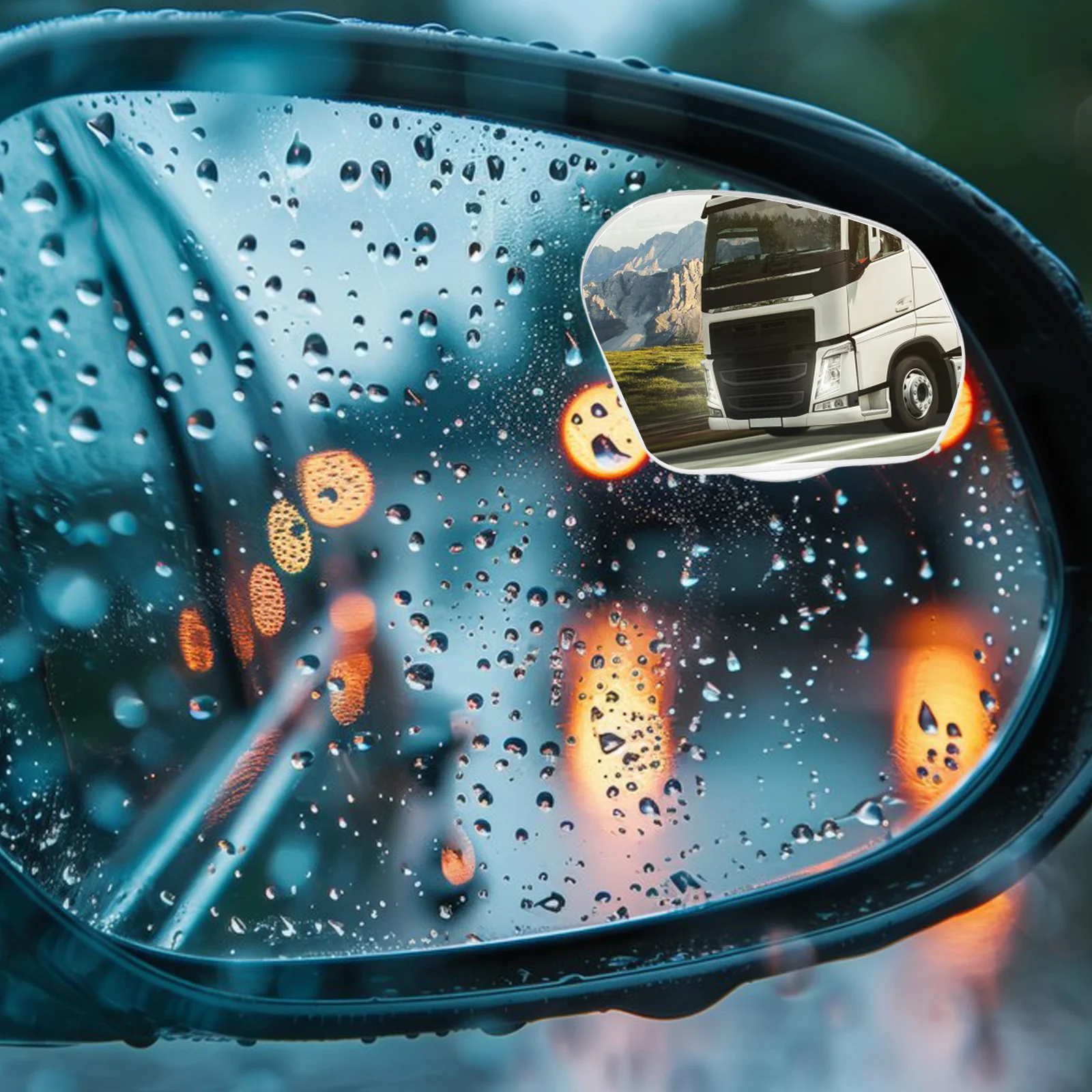 

1Pair Universal Rear View Mirror Frameless Glass Convex Blind Spot Mirror Adjustable Wide Angle for Car Suv Truck Enhance