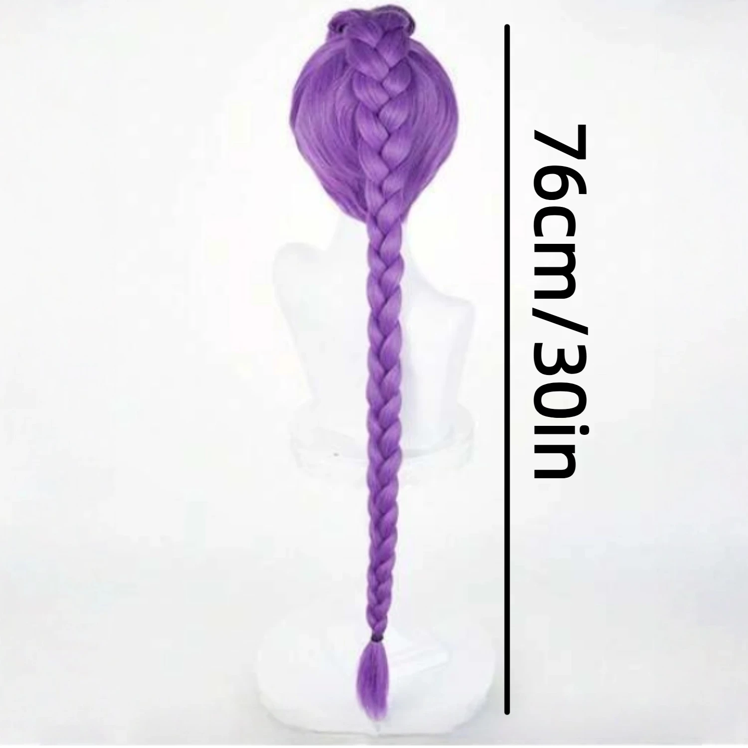 السيدات والسادة، شعر مستعار شيطان هنتر للعب الأدوار، زي الرسوم المتحركة الاصطناعية إكسسوارات ودعائم جديلة أرجوانية، لعب الأدوار #2