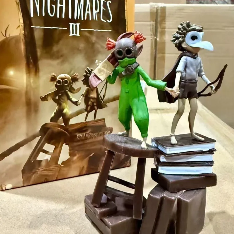 Anime Little Nightmares 3 Figure Butcher Mono Action Figure Collection Model Toy Figurine For Kid Birthday Halloween Party Gifts