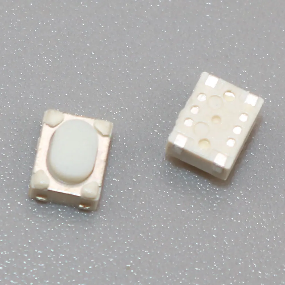 10PCS SMD 4Pin 3X4X2.5MM White Tactile Tact Push Button Micro Switch Momentary 3*4*2.5 mm