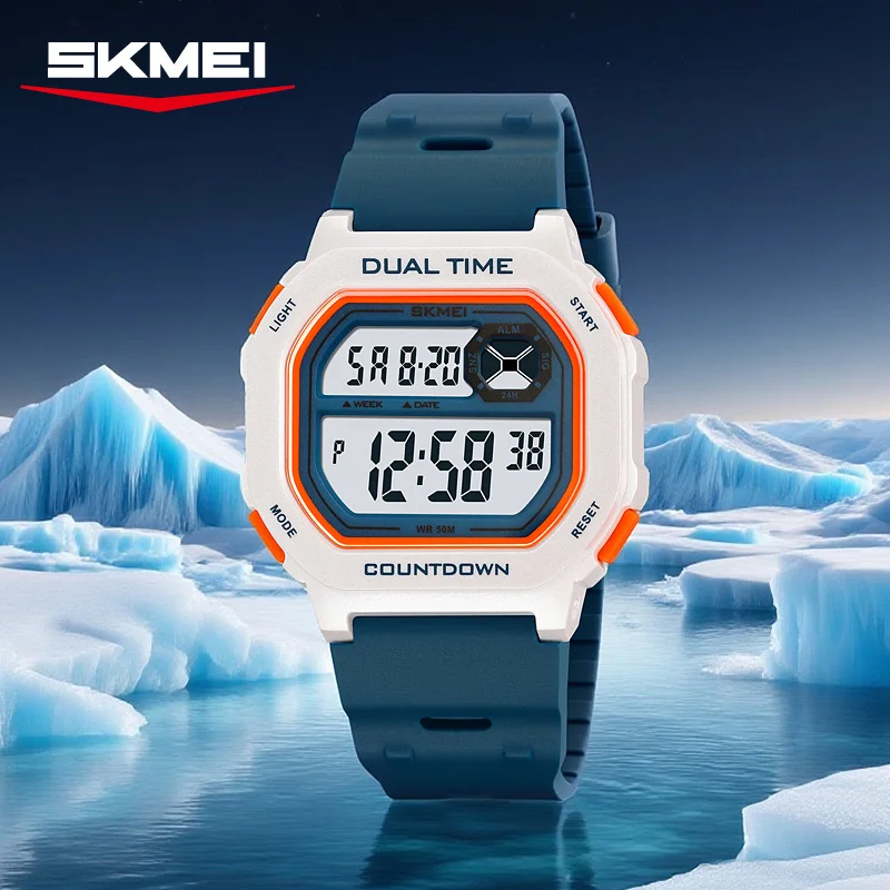 SKMEI 2543 Original Light Display Digital Watch Chronograph Men's Watches Waterproof Electronic Sport New Clock electrónica часы