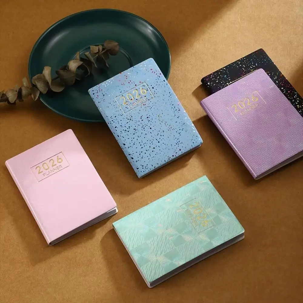 Durable Thick A7 Mini Notebook Calendar Square Weekly Planner Notepad School Office To Do List Portable Pocket Memo Work Planner