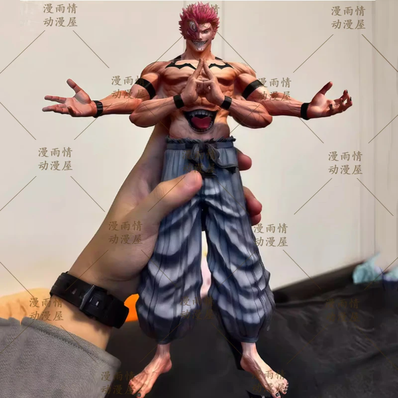 30Cm Ryomen Sukuna Figuur Jujutsu Kaisen Figuren Pvc Collection Standbeeld Anime Model Kamer Ornament Poppen Speelgoed Verjaardagscadeautjes