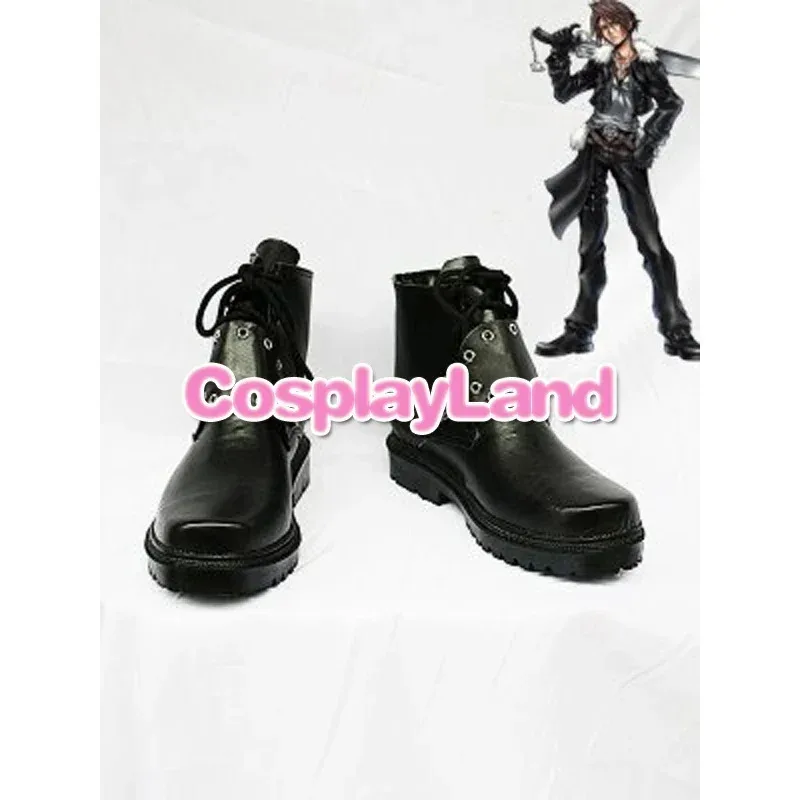 

NewFinal Fantasy VIII Squall Leonhart Black Cosplay Boots Shoes Game Party Cosplay Boots Custom Made for Adult Men Shoes2025