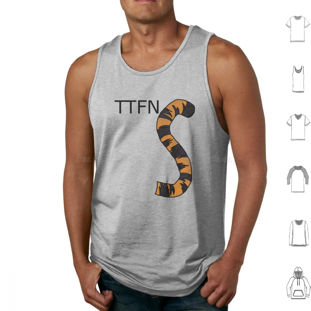 Ttfn Tank Tops Vest Sleeveless Tigger Tiger Winnie The Tigger Tiger Winnie The Tigger Tigger Tigger Tigger Tigger