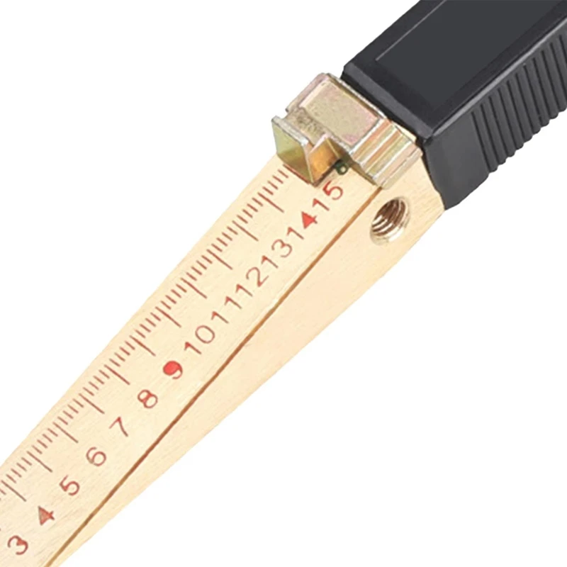 0.2mm Wedge Shaped Vernier Feeler Gauge Inspection Flatness Measuring Tool for House Engineering-A49I