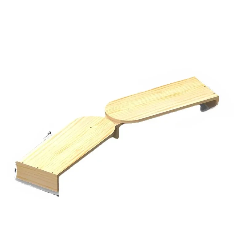 

Подставка для ноутбука из массива дерева с двойным экраном, настольная подставка для увеличения компьютерного стола, регулировка угла наклона, подставка для монитора, универсальная сцена, стол для ноутбука