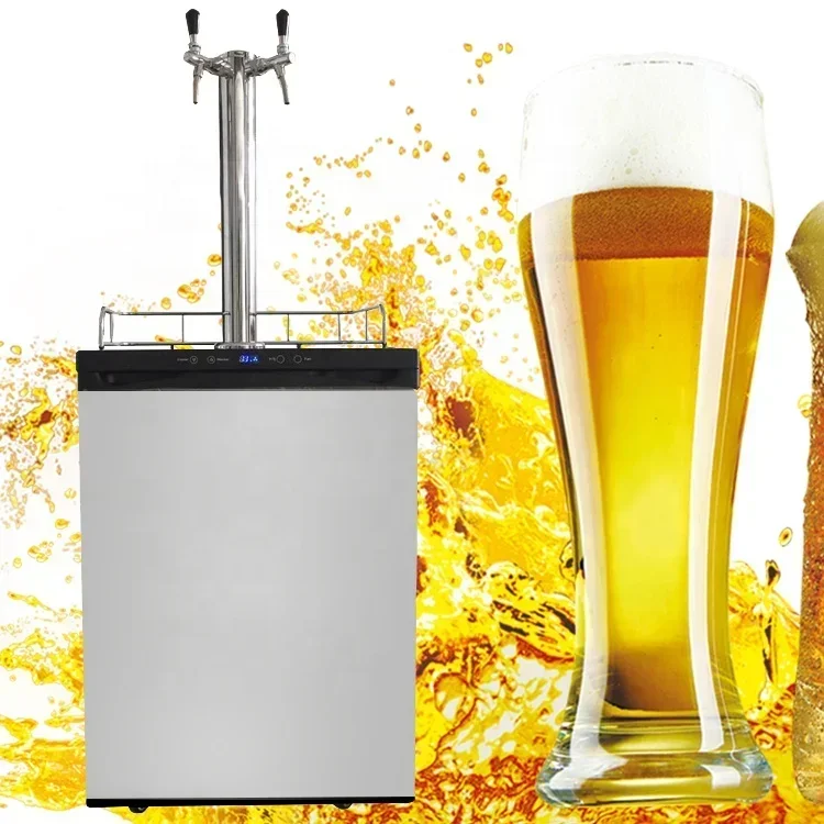 Doppelentlader aus Edelstahl, Spender, Turm, Bierkegerator