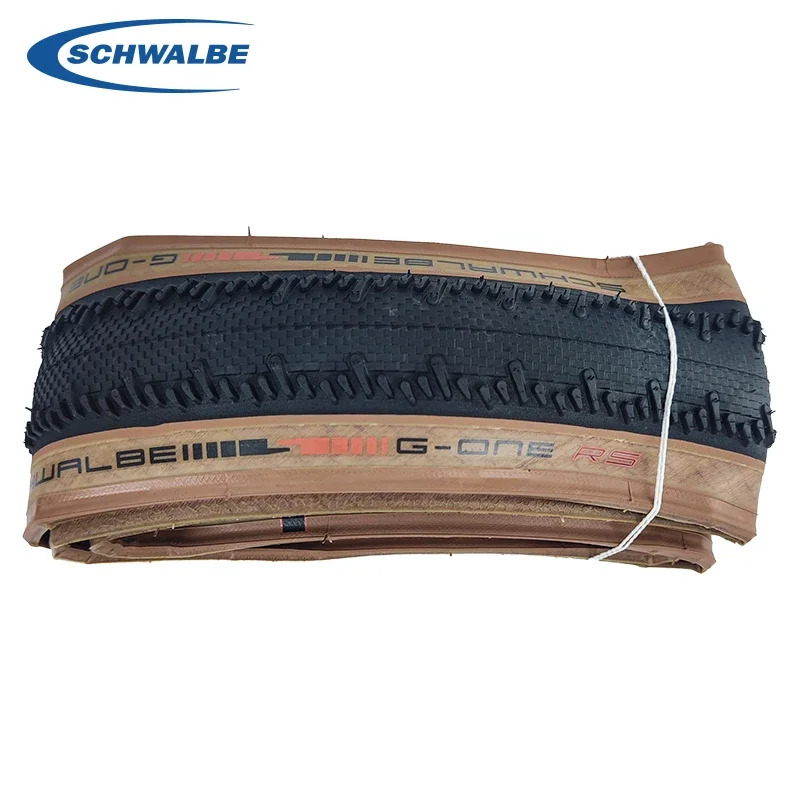 SCHWALBE G-ONE RS 700x35c/40c/45c Tubeless Brown Sidewall Folding Tire for Road Gravel Bike MTB Touring Bicycle Cycling Parts