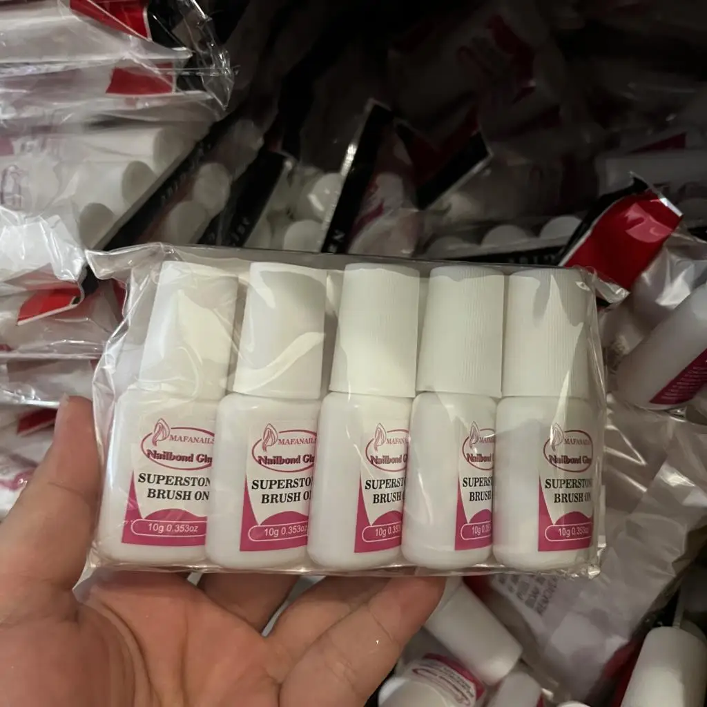 2/10MLネイルグルー、付け爪用ラインストーンジェル、マニキュア用速乾接着剤、付け爪チップ用スティックジェムポリッシュY2K