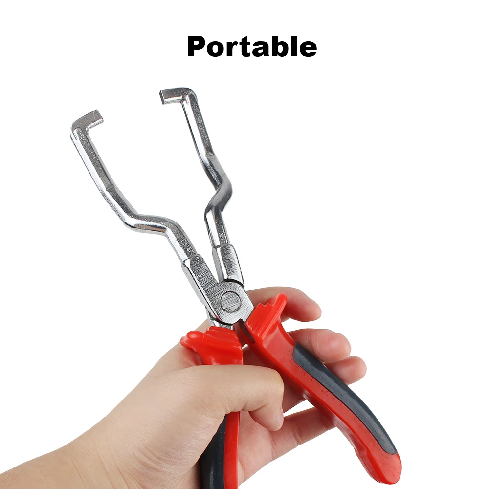 Steel Fuel Tube Pliers Car Gasoline Pipe Joint Fittings Calipers Filter Hose Release Disconnect Repair Tools Removal Pliers