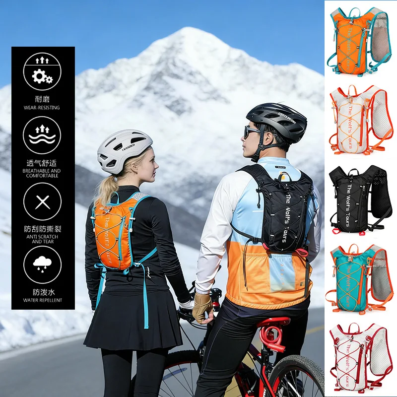 

Oxford fabric lightweight and wear-resistant outdoor hiking bag, off-road cycling reflective strip waterproof sports backpack