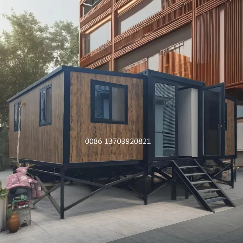 Ready Made 2 Bedrooms Prefabricated Luxury Portable Villa 20Ft Expandable Container House Prefab Mobile Home