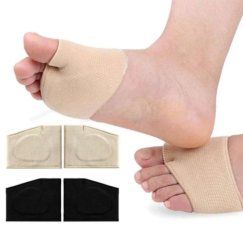 

Silicone Metatarsal Sleeve Ortopedic Shoe Insole Toe Bunion Foot Pad Front Pain Protect Men Women Thick Comfortable Half Cushion